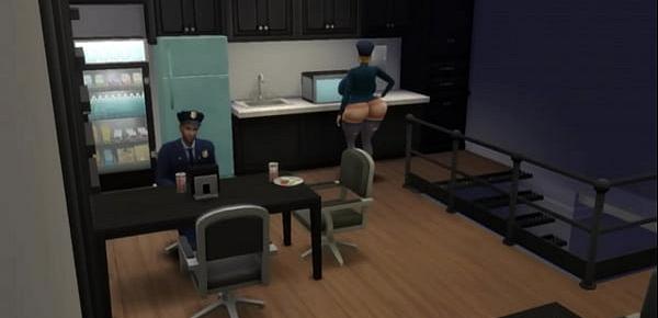  Big ass police officer forced and impregnated